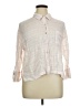 Chico's Design 100% Linen Ivory Long Sleeve Blouse Size XL (3) - photo 1