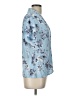 Calvin Klein Blue Short Sleeve Blouse Size L - photo 4