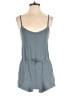 Melrose and Market 100% Cotton Solid Gray Romper Size XXS - photo 1