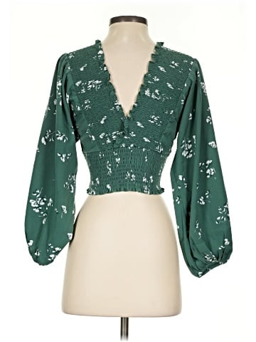 Abercrombie & Fitch 3/4 Sleeve Blouse (view 2)