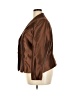 Signature 100% Polyester Brown Blazer Size 20 - photo 5