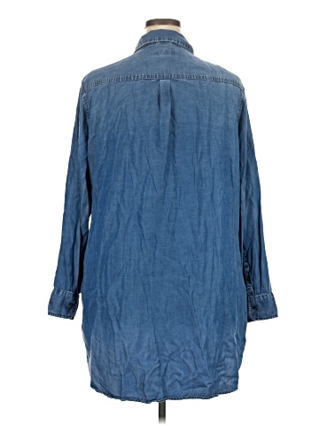 Ava & Viv 3/4 Sleeve Button-Down Shirt (view 2)