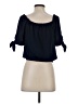 MICHAEL Michael Kors Blue 3/4 Sleeve Blouse Size S - photo 2