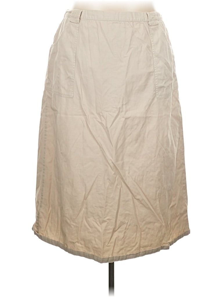 Pre-owned Fashion Bug Casual Skirt In Tan