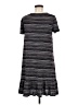 AGB Stripes Gray Casual Dress Size M - photo 2