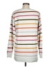 Lands' End Stripes White Pullover Sweater Size M - photo 2