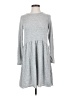 Zara Solid Gray Casual Dress Size S - photo 1