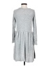 Zara Solid Gray Casual Dress Size S - photo 2