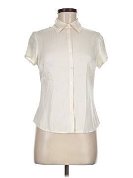 Ann Taylor Short Sleeve Silk Top
