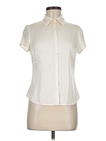 Ann Taylor Short Sleeve Silk Top (view 1)