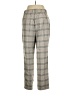 Ann Taylor LOFT Plaid Gray Casual Pants Size 10 - photo 2