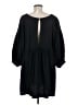 FP BEACH Solid Black Casual Dress Size M - photo 2