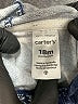 Carter's 100% Cotton Blue Zip Up Hoodie 12-18 MO / 18 MO - photo 3