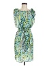 Gabby Skye 100% Polyester Print Green Cocktail Dress Size 8 - photo 1