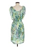Gabby Skye 100% Polyester Print Green Cocktail Dress Size 8 - photo 2