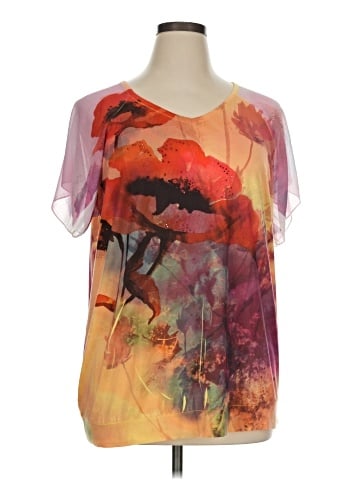 Fashion Bug Short Sleeve Blouse (view 1)