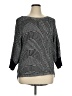 Dana Buchman Houndstooth Black Pullover Sweater Size XL - photo 1