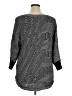Dana Buchman Houndstooth Black Pullover Sweater Size XL - photo 2