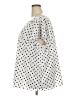 Lane Bryant 100% Polyester Polka Dots White Short Sleeve Blouse Size 26 - photo 5