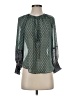Veronica Beard 100% Silk Green Long Sleeve Silk Top Size 4 - photo 1
