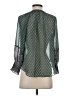 Veronica Beard 100% Silk Green Long Sleeve Silk Top Size 4 - photo 2