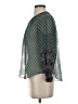Veronica Beard 100% Silk Green Long Sleeve Silk Top Size 4 - photo 5
