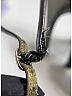 Yves Saint Laurent 100% Leather Print Silver Black Heels Size 9 - photo 4