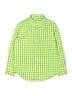 Crewcuts Checkered-gingham Green Long Sleeve Button-Down Shirt Size 8 - photo 1