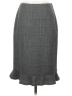 Ann Taylor Houndstooth Gray Formal Skirt Size 2 - photo 1