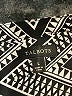 Talbots 100% Polyester Chevron-herringbone Black Sleeveless Blouse Size L - photo 7