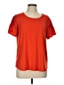 Nine West Orange Short Sleeve Top Size L - photo 1