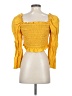Lost + Wander Yellow 3/4 Sleeve Blouse Size S (estimated) - photo 2