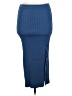 WAYF Solid Blue Casual Skirt Size M - photo 1
