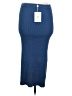 WAYF Solid Blue Casual Skirt Size M - photo 2
