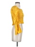 Lost + Wander Yellow 3/4 Sleeve Blouse Size S (estimated) - photo 4