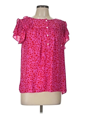 Ann Taylor LOFT Short Sleeve Blouse (view 1)