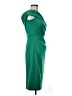 Eliza J Solid Green Cocktail Dress Size 8 - photo 4