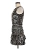 Maje 100% Viscose Animal Print Gray Cocktail Dress Size Med (2) - photo 5