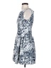 Zara Basic Paisley Blue Cocktail Dress Size S - photo 5