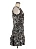 Maje 100% Viscose Animal Print Gray Cocktail Dress Size Med (2) - photo 4