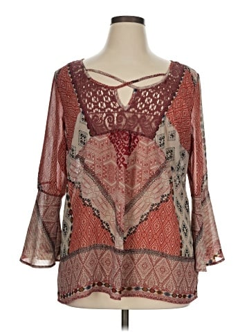 Maurices Long Sleeve Blouse (view 1)