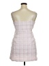 Zara Tweed Pink Cocktail Dress Size XL - photo 2