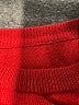 Unbranded Solid Red Silk Pullover Sweater Size M - photo 5