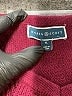 Karen Scott 100% Cotton Chevron-herringbone Burgundy Pullover Sweater Size XL - photo 7