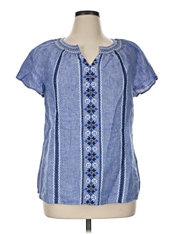 Talbots Short Sleeve Blouse (view 1)
