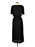 Theory 100% Silk Solid Black Casual Dress Size L - photo 2