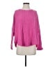 FP One 100% Cotton Pink Pullover Sweater Size S - photo 1