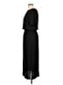 Theory 100% Silk Solid Black Casual Dress Size L - photo 5
