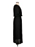 Theory 100% Silk Solid Black Casual Dress Size L - photo 4