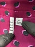 Elle 100% Polyester Paisley Burgundy Long Sleeve Blouse Size XL - photo 7